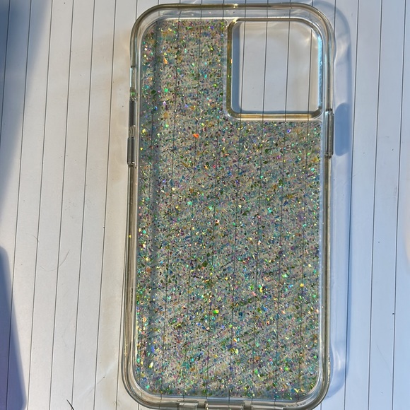 Case-mate iPhone 12/12 pro beautiful, iridescent sparkly gently used - Picture 2 of 2